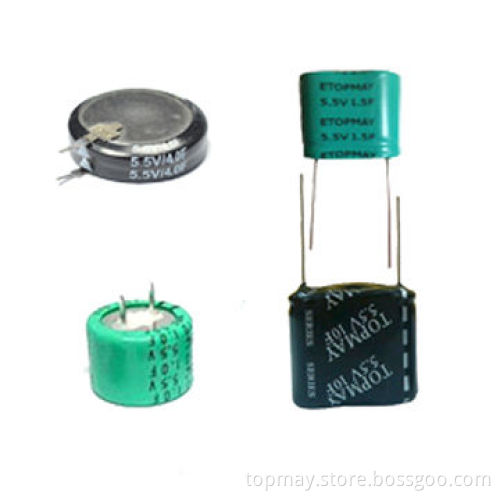 Supercapacitors with Up to 1,000C Discharge Current, Suitable for CMOS, RAM and VCRs